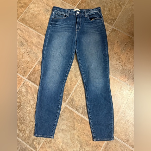 L’AGENCE High Rise Skinny Jeans Blue Women’s Size 28 Stretch Denim - Picture 3 of 6